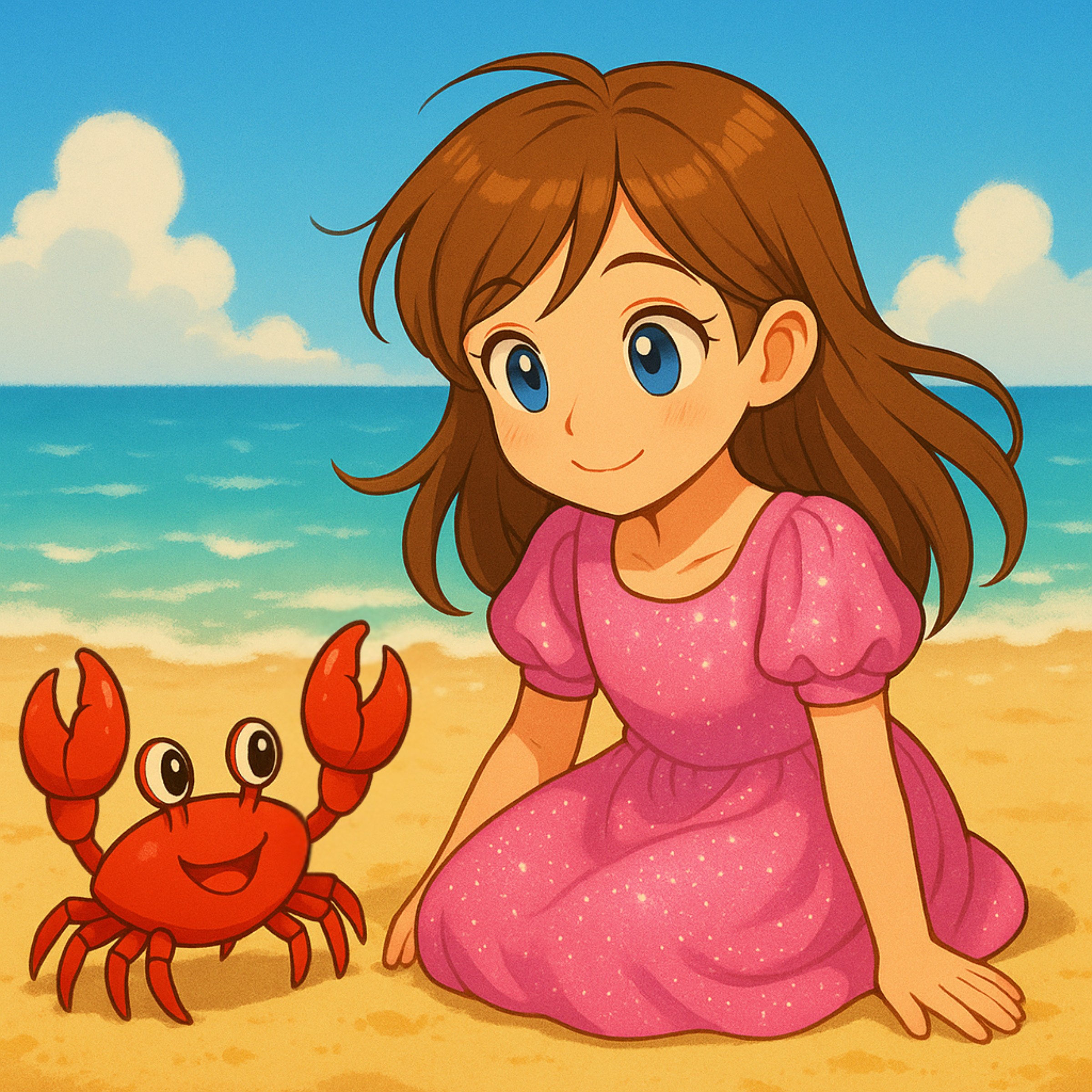 Die lustige rote Krabbe Klick-Klack – Ein tierischer Freund aus Ayanas Welt