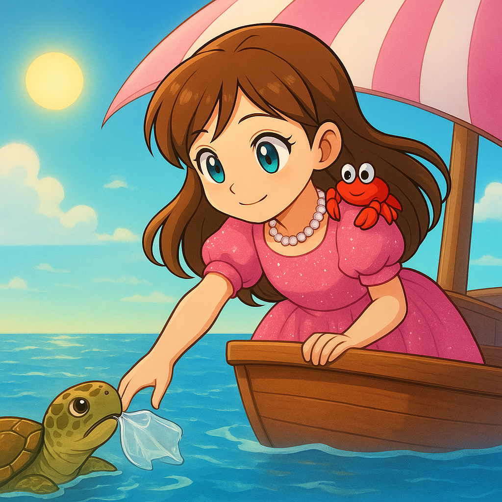 Kinderbuch über Meeresschutz: Ayana rettet eine Schildkröte vor Plastikmüll im Ozean